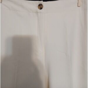BLUE SOL CREAM COLORED PANTS SIZE 6 WITH 25 1/2 INCH INSEAM (2014)